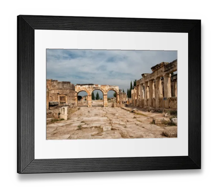 Framed Print : Frontinus street and Gate in Turkey Framed Print : Frontinus street and Gate in Turkey