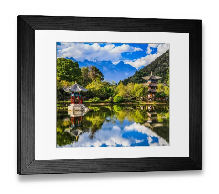 Framed Print : Black Dragon Pool, Lijiang Yunnan China