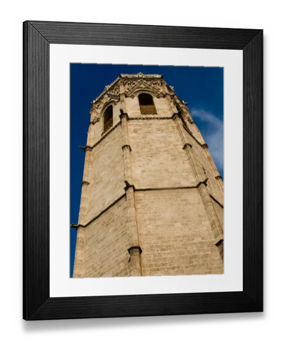 Framed Print : Cathedral (bell tower), Valencia, Spain Framed Print : Cathedral (bell tower), Valencia, Spain