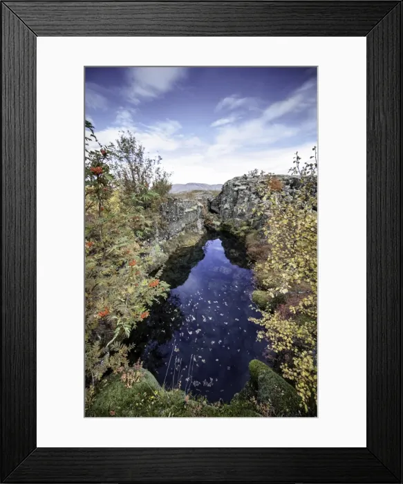 Framed Print : Autumn. From Pingvellir Framed Print : Autumn. From Pingvellir