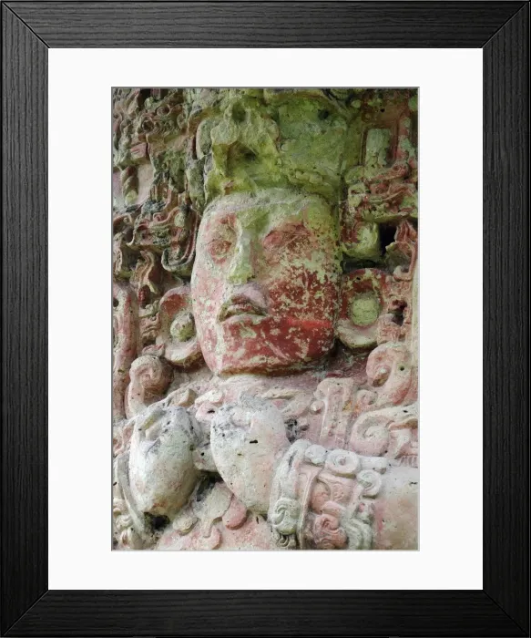 Framed Print : Stela C, Ancient Mayan Stone Statue, Copan Framed Print : Stela C, Ancient Mayan Stone Statue, Copan