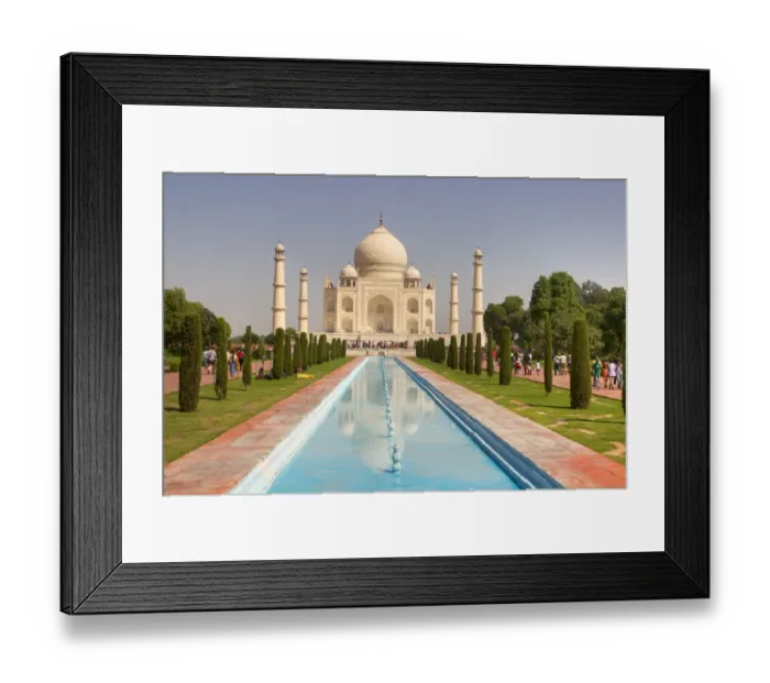 Framed Print : Taj Mahal, Agra, India Framed Print : Taj Mahal, Agra, India