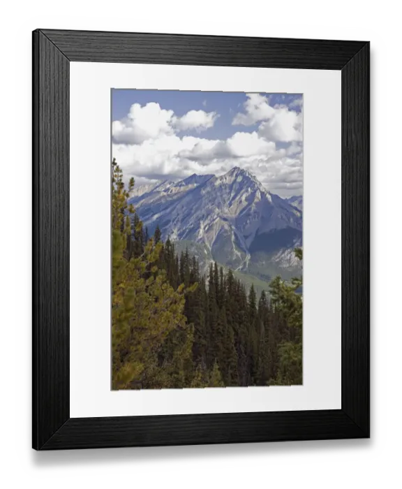 Framed Print : Rugged Canadian Rocky Mountains Framed Print : Rugged Canadian Rocky Mountains