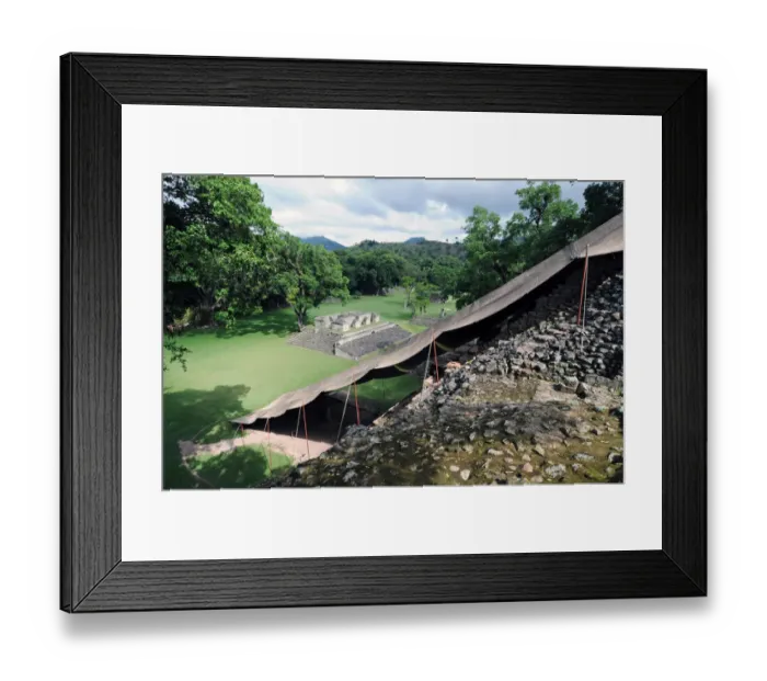 Framed Print : View of Copans Monument Plaza Framed Print : View of Copans Monument Plaza