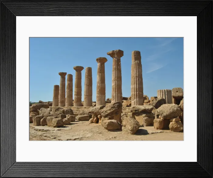 Framed Print : Sicilia. Valle dei templi Framed Print : Sicilia. Valle dei templi