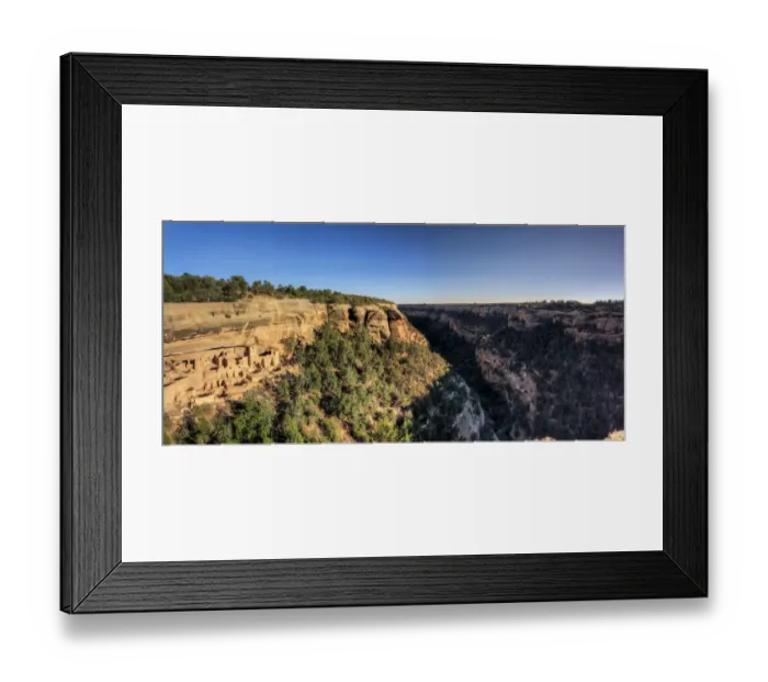 Framed Print : Ancient Dwellings at Mesa Verde National Park