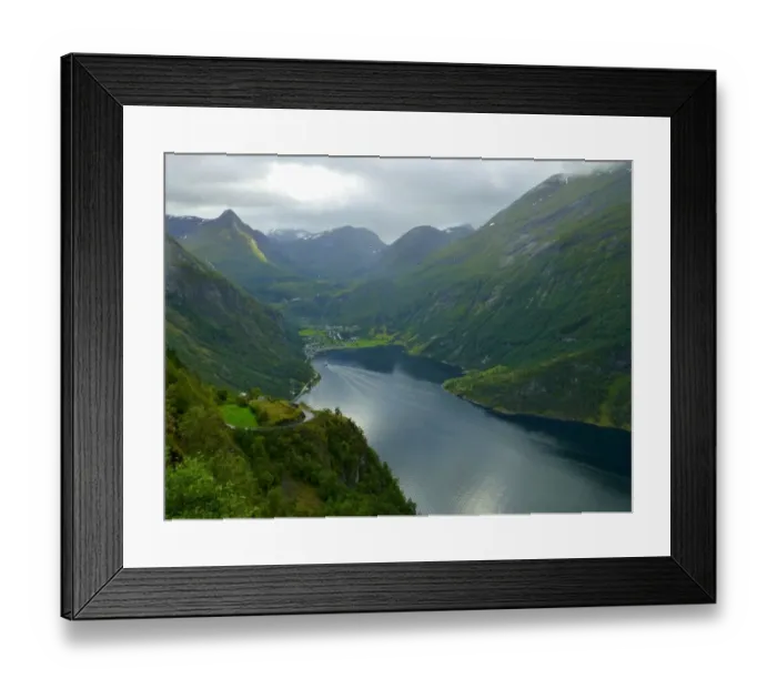 Framed Print : The boat to Geiranger Framed Print : The boat to Geiranger