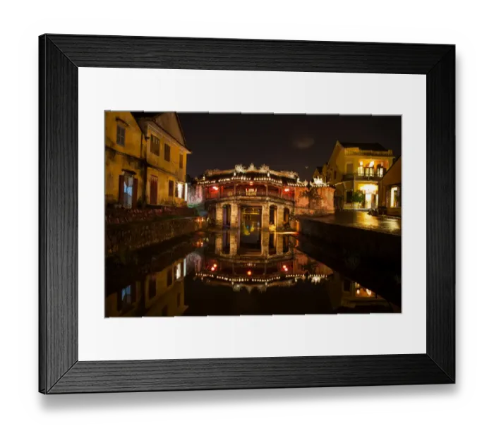 Framed Print : Japanese Bridge, Hoi An, Vietnam