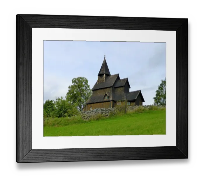 Framed Print : Stave church in Urnes (Unesco WHS), Norway Framed Print : Stave church in Urnes (Unesco WHS), Norway