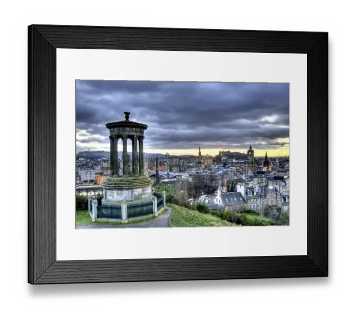 Framed Print : Edinburgh at Sunset Framed Print : Edinburgh at Sunset