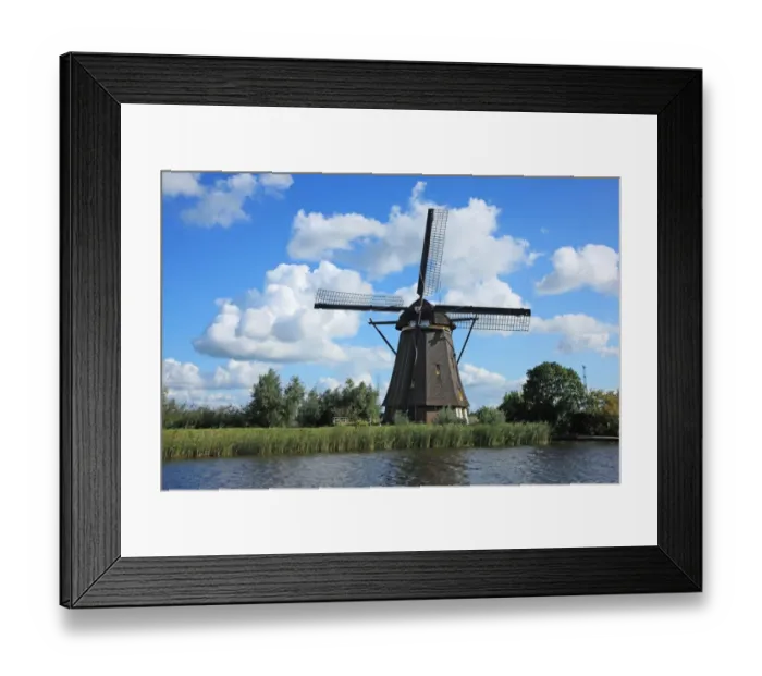 Framed Print : Holland, Kinderdijk
