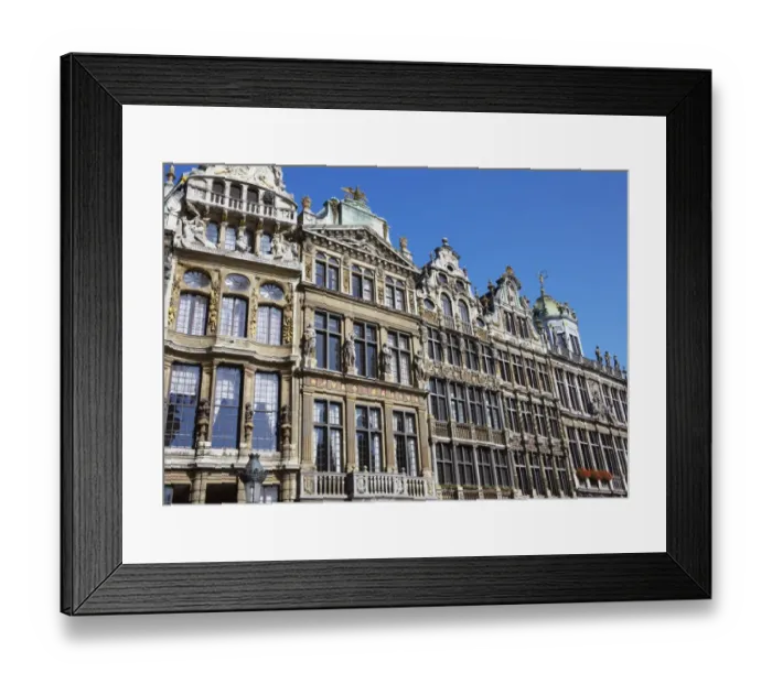 Framed Print : Row of Houses at the Grand Place Framed Print : Row of Houses at the Grand Place