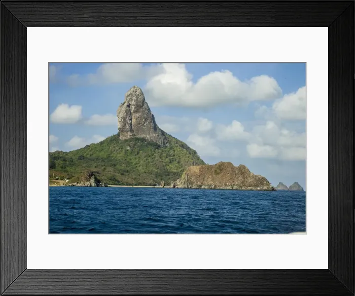 Framed Print : Morro do Pico in Fernando de Noronha Framed Print : Morro do Pico in Fernando de Noronha