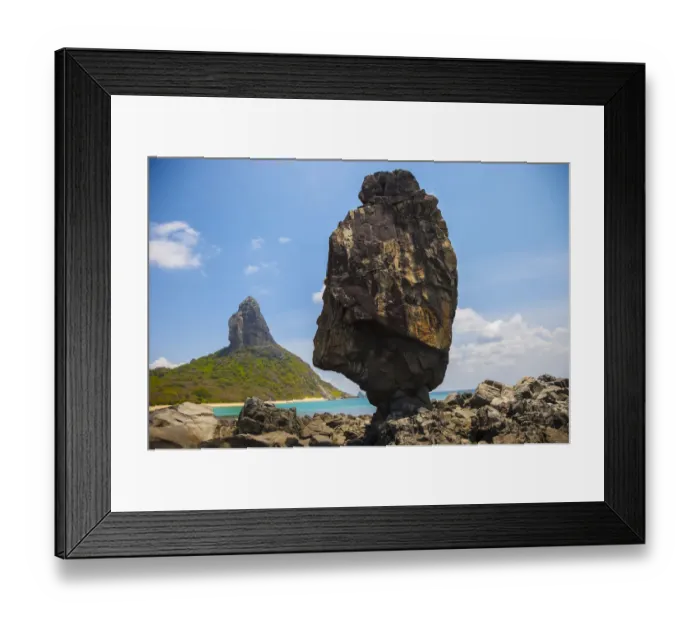 Framed Print : Morro do Pico in Fernando de Noronha Framed Print : Morro do Pico in Fernando de Noronha
