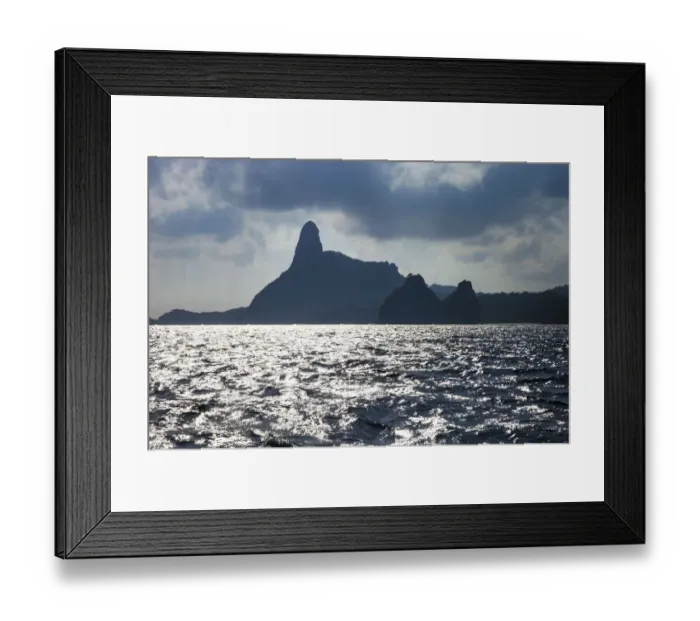 Framed Print : Morro do Pico in Fernando de Noronha Framed Print : Morro do Pico in Fernando de Noronha