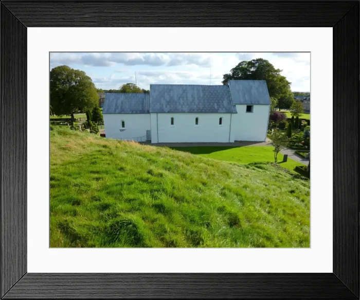Framed Print : The church at Jelling, Denmark (Unesco WHS) Framed Print : The church at Jelling, Denmark (Unesco WHS)
