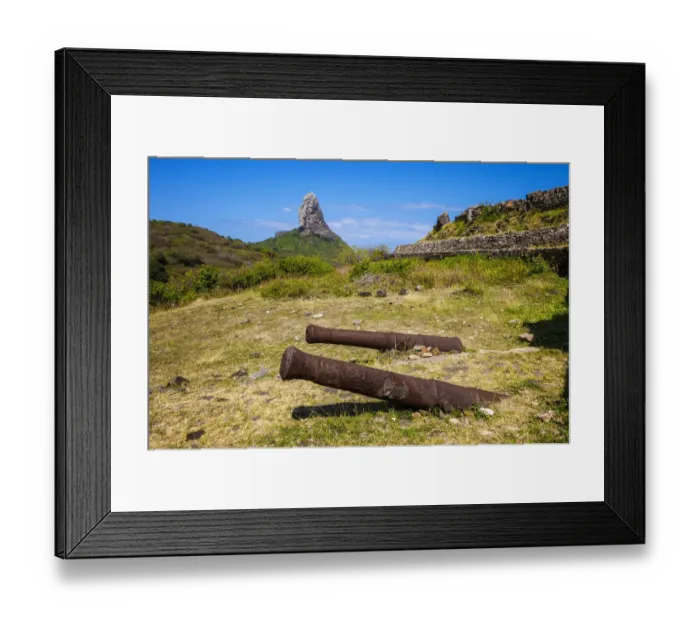 Framed Print : Fort in Fernando de Noronha in Brazil Framed Print : Fort in Fernando de Noronha in Brazil