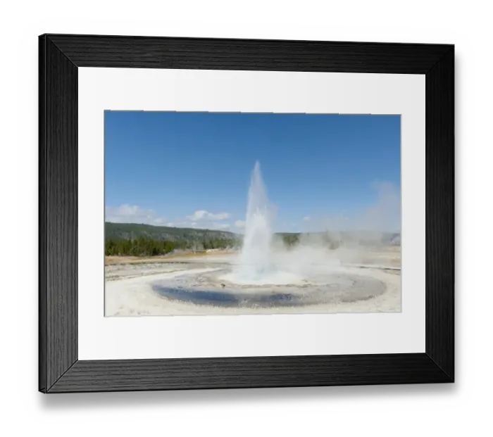 Framed Print : Hot spring, water fountain, eruption, geyser, Sawmill Geyser, Castle-Grand Area, Upper Geyser Basin, Yellowstone National Park, Wyoming, Western United States, USA, United States of America, North America Framed Print : Hot spring, water fountain, eruption, geyser, Sawmill Geyser, Castle-Grand Area, Upper Geyser Basin, Yellowstone National Park, Wyoming, Western United States, USA, United States of America, North America
