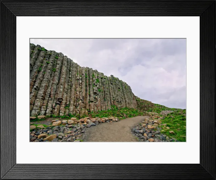Framed Print : Causeway path Framed Print : Causeway path
