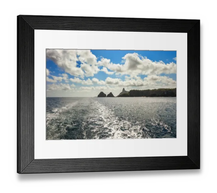 Framed Print : Dos Irmaos Islands in Fernando de Noronha Framed Print : Dos Irmaos Islands in Fernando de Noronha