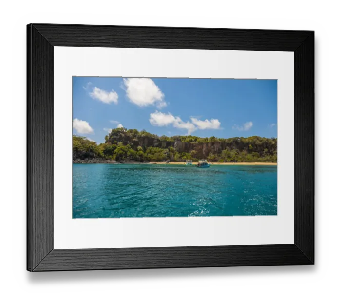 Framed Print : Sancho Bay in Fernando de Noronha Framed Print : Sancho Bay in Fernando de Noronha