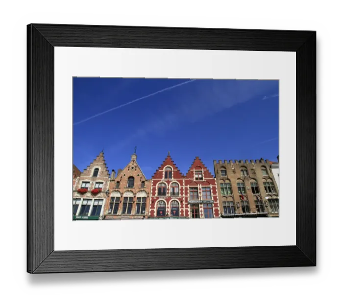 Framed Print : Bruges faAcades Framed Print : Bruges faAcades
