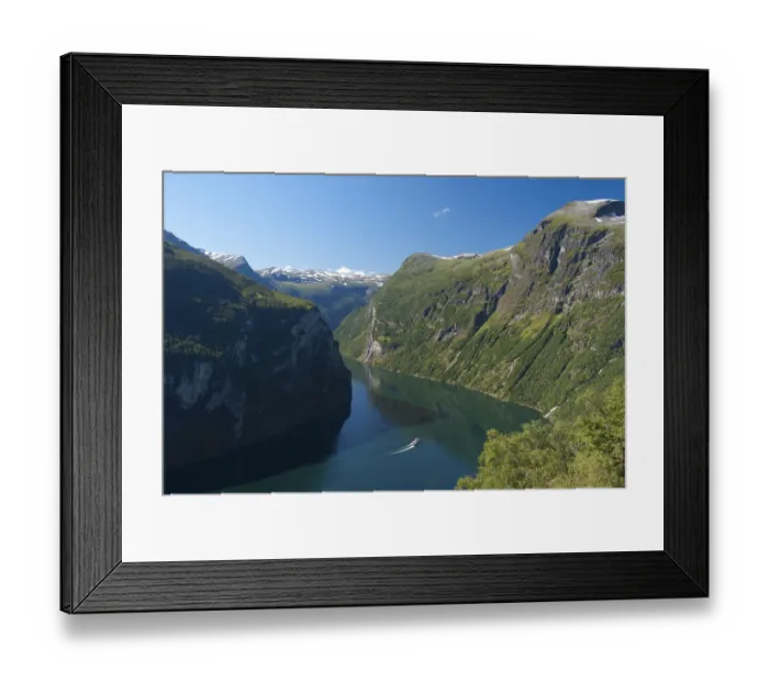 Framed Print : Geirangerfjord Framed Print : Geirangerfjord