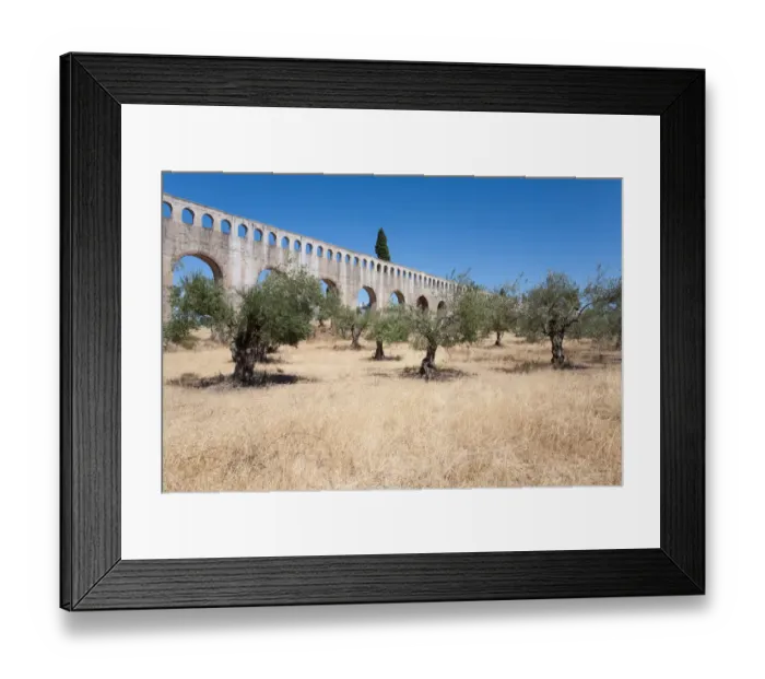 Framed Print : Aqueduct in portugal Framed Print : Aqueduct in portugal