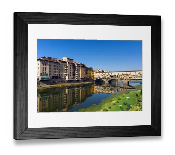 Framed Print : Ponte Vecchio, Firenze, Tuscany, Italy