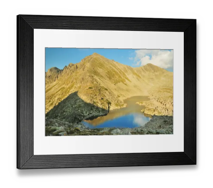 Framed Print : Mountain lake Framed Print : Mountain lake