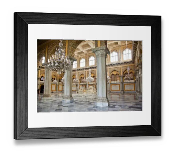 Framed Print : Interior of a Palace, Chowmahalla Palace, Hyderabad, Andhra Pradesh, India Framed Print : Interior of a Palace, Chowmahalla Palace, Hyderabad, Andhra Pradesh, India