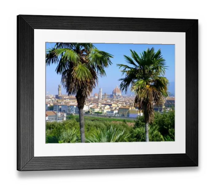 Framed Print : View on Florence, Tuscany Framed Print : View on Florence, Tuscany