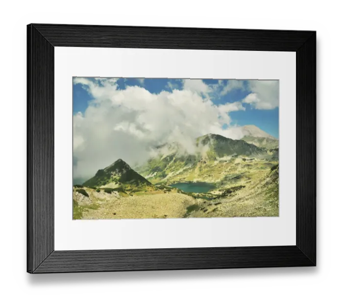 Framed Print : Mountains and clouds Framed Print : Mountains and clouds