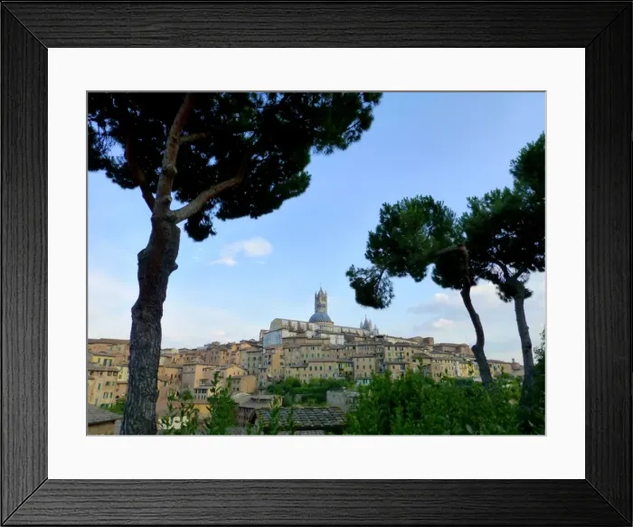 Framed Print : View of Siena, Tuscany (Unesco WHS) Framed Print : View of Siena, Tuscany (Unesco WHS)