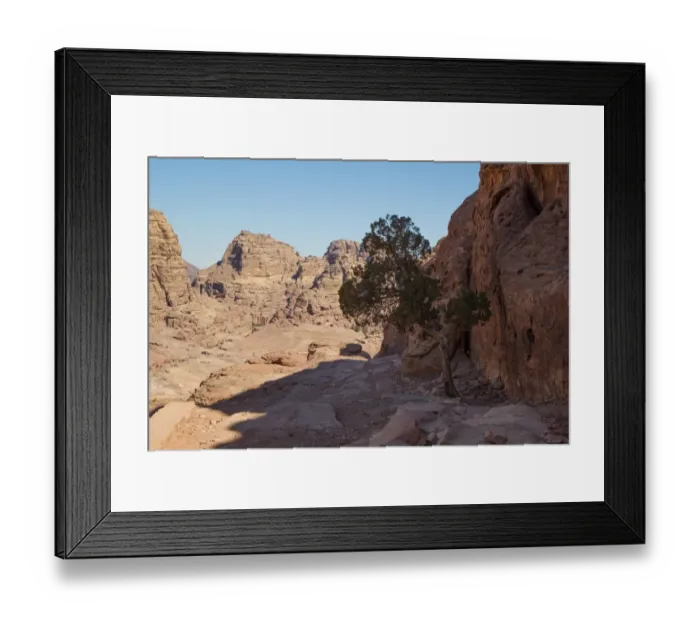 Framed Print : Wadi al Farasa, Petra