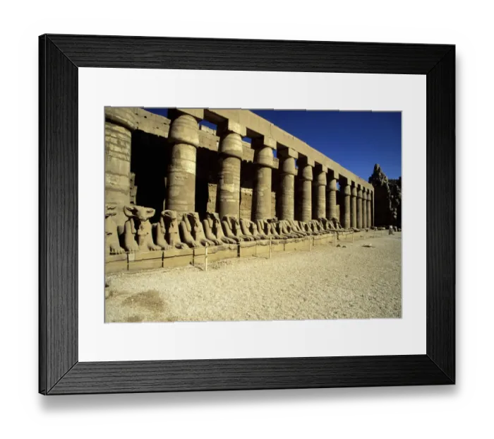 Framed Print : Temple Of Karnak, Luxor - Egypt Framed Print : Temple Of Karnak, Luxor - Egypt