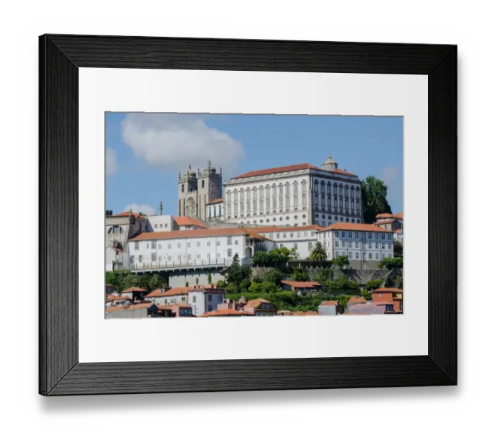 Framed Print : View of Porto city in Portugal Framed Print : View of Porto city in Portugal