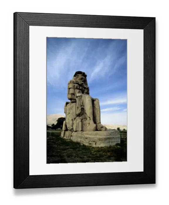 Framed Print : Colossi of Memnon, Luxor, Thebes - Egypt Framed Print : Colossi of Memnon, Luxor, Thebes - Egypt