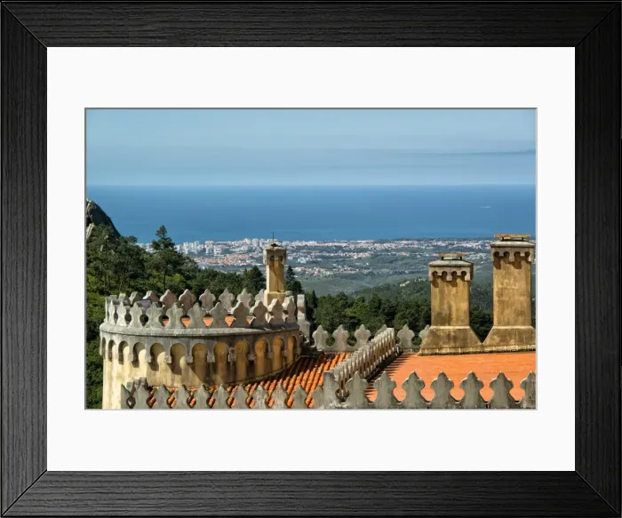 Framed Print : The view from Pena Castle Framed Print : The view from Pena Castle