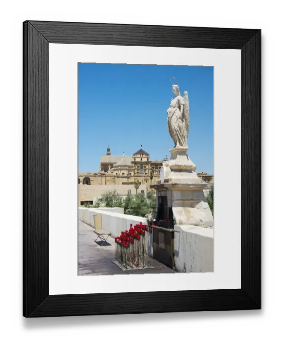 Framed Print : The Roman bridge and Mezquita cathedral, Cordoba Framed Print : The Roman bridge and Mezquita cathedral, Cordoba