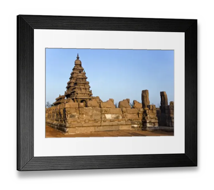 Framed Print : Ancient Shore Temple at Mahabalipuram, Kanchipuram District, Tamil Nadu, India Framed Print : Ancient Shore Temple at Mahabalipuram, Kanchipuram District, Tamil Nadu, India