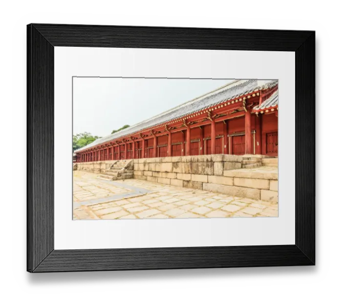 Framed Print : Jongmyo is the oldest and most authentic of the Confucian royal shrines Framed Print : Jongmyo is the oldest and most authentic of the Confucian royal shrines