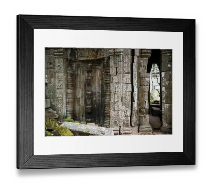 Framed Print : Exterior at Ta Prohm Temple
