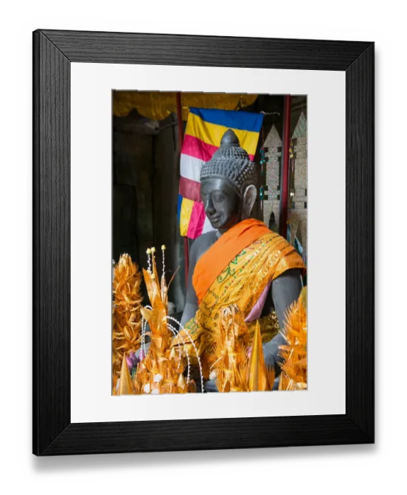 Framed Print : Buddhas statues at Banteay Kdei Temple Framed Print : Buddhas statues at Banteay Kdei Temple