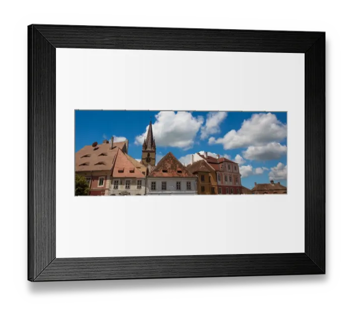 Framed Print : Rooftops of Sibiu Framed Print : Rooftops of Sibiu
