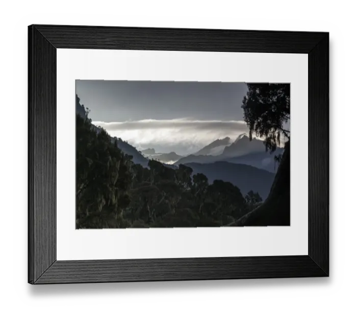 Framed Print : Mt. Stanley, Rwenzori Mountains, Uganda Framed Print : Mt. Stanley, Rwenzori Mountains, Uganda