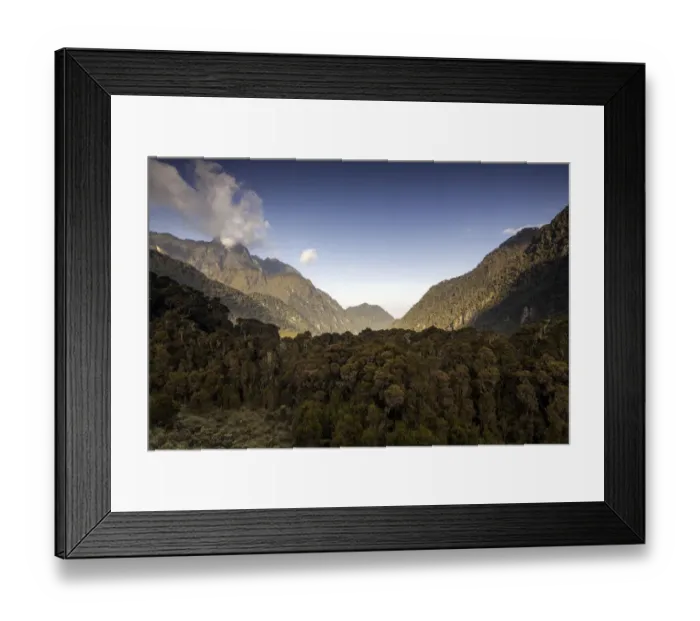 Framed Print : Rwenzori Mountains, Uganda Framed Print : Rwenzori Mountains, Uganda