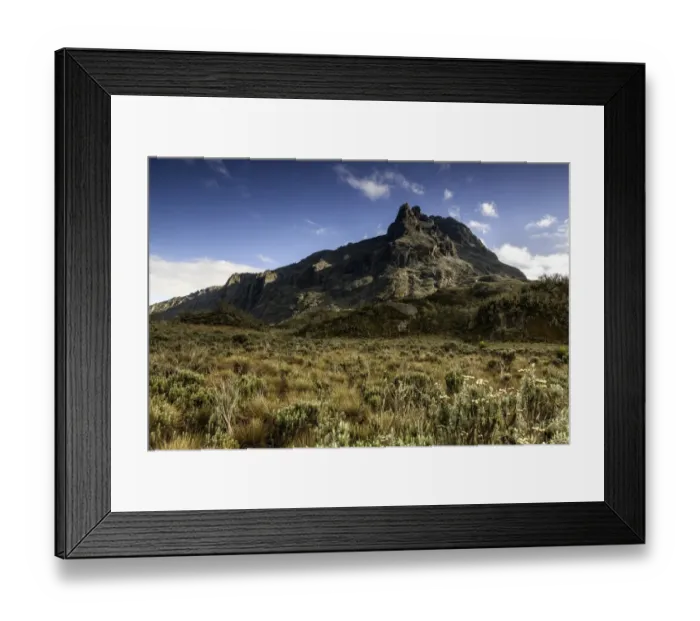 Framed Print : Mt. Stanley, Rwenzori Mountains, Uganda Framed Print : Mt. Stanley, Rwenzori Mountains, Uganda