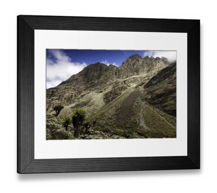 Framed Print : Mt. Stanley, Rwenzori Mountains, Uganda Framed Print : Mt. Stanley, Rwenzori Mountains, Uganda