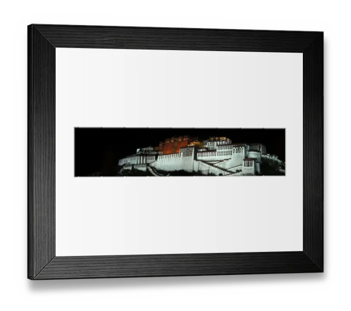 Framed Print : Panorama. Potala Palace The palace of the Dalai Lama Lhasa Tibet